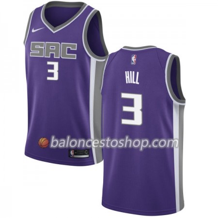 Camiseta Hombre NBA Sacramento Kings George Hill 3 Nike 2017-18 Violeta Swingman